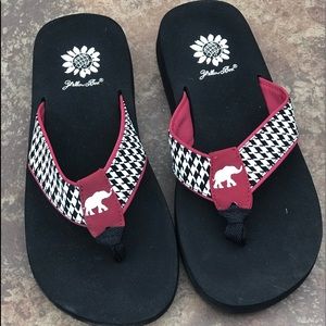 Yellow Box Flip Flops